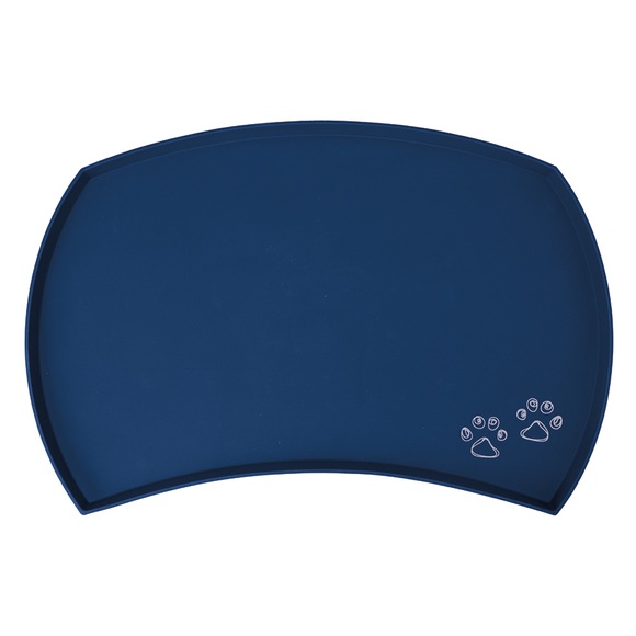 Trixie Napfunterlage Silik. 48x27cm blau