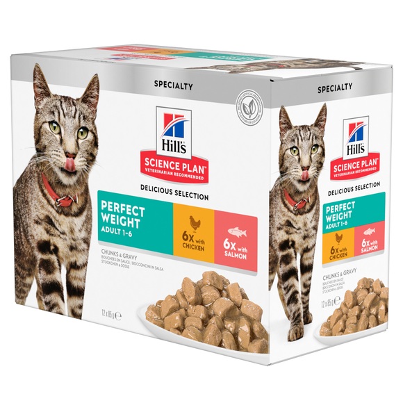 Hill´s Science Plan Adult 1-6 Perfect Weight - 12 x 85 g