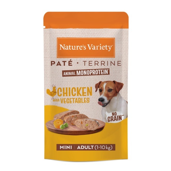 Megapack Nature's Variety Original Paté No Grain Mini 8 x 150 g - Huhn