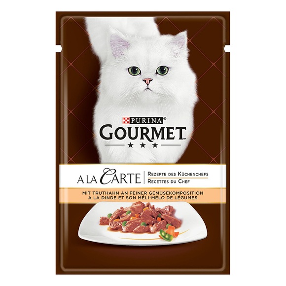 Gourmet A la Carte 24 x 85 g - Truthahn mit Gemüse