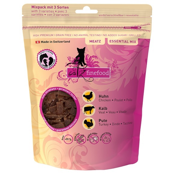 catz finefood Meatz Mixpack - Sparpaket: Essential Mix (3 x 45 g)