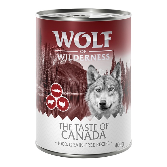 Wolf of Wilderness ´´The Taste Of´´ 6 x 400 g - The Taste Of Canada