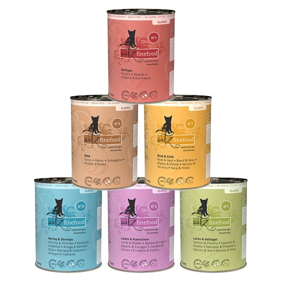 catz finefood Probierpaket 6 x 400 g - Probierpaket I