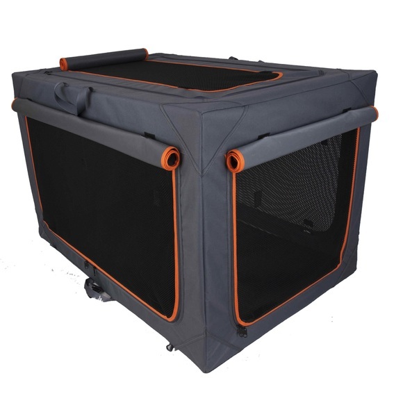 Faltbare Nylonbox Alu deluxe - Größe L: B 61 x T 91 x H 58 cm