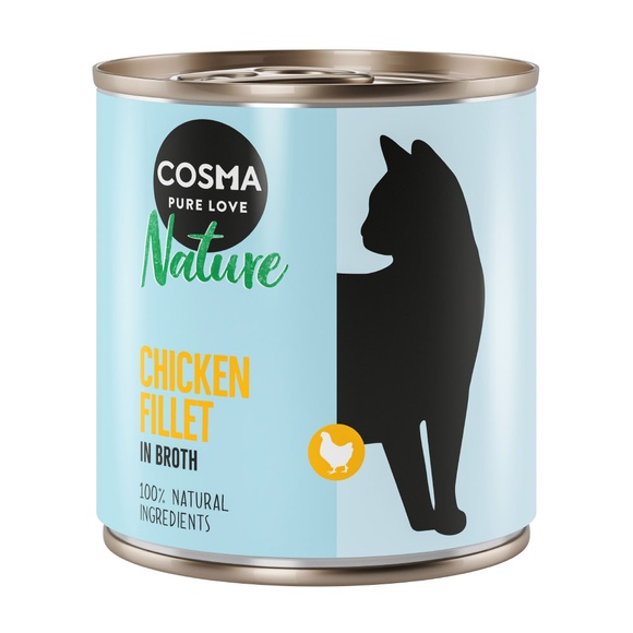Sparpaket Cosma Nature 12 x 280 g - Hühnchenfilet