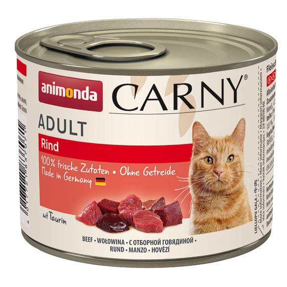 Sparpaket Animonda Carny Adult 12 x 200 g - Rind pur