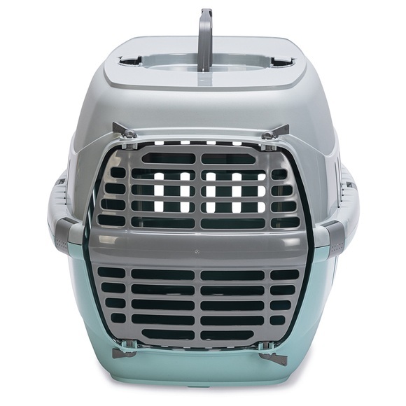 Karlie Transportbox Eco Tourist, aqua - L 56 x B 36 x H 36 cm