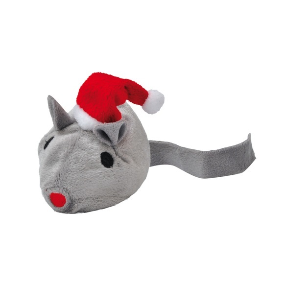 Aumüller Katzenspielzeug Baldi-Maus - 3 Stück