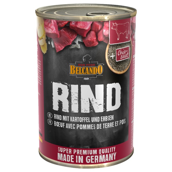 Belcando Super Premium 6 x 400 g - Rind mit Kartoffel & Erbsen