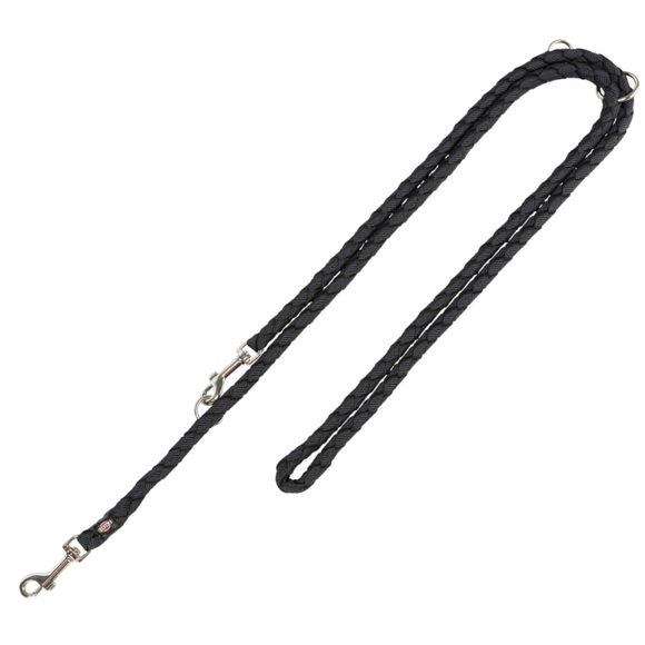 Trixie Cavo Verlängerungsleine, schwarz - Größe L - XL: 200 cm lang, Ø 18 mm