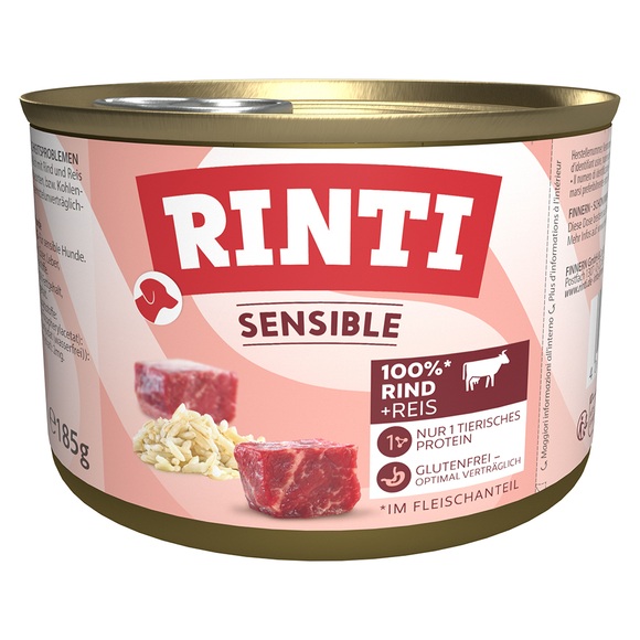 RINTI Sensible 6 x 185 g - Rind & Reis