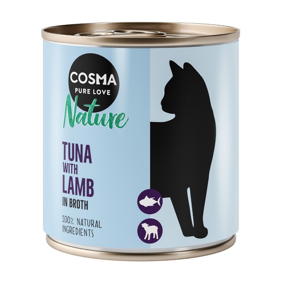 Cosma Nature 6 x 280 g - Thunfisch mit Lamm