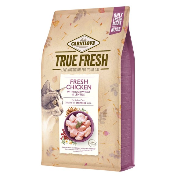 Carnilove True Fresh Huhn für Katzen - 4,8 kg
