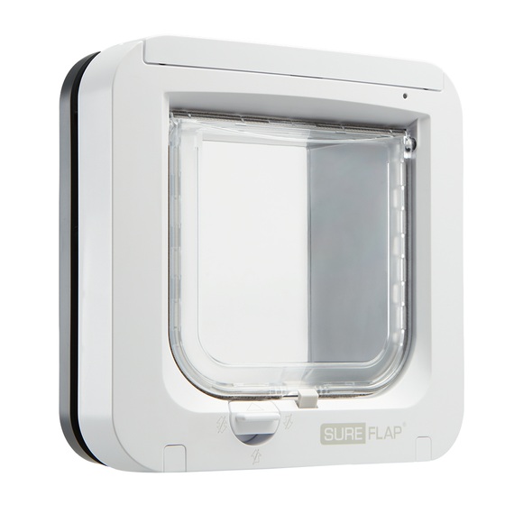 SureFlap Mikrochip Katzenklappe - Sureflap grau / weiß