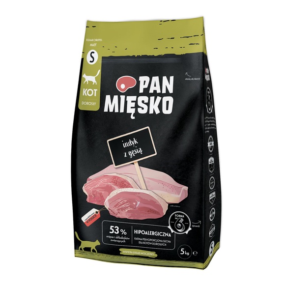 Pan Mi?sko Cat Truthahn mit Gans Small - 5 kg