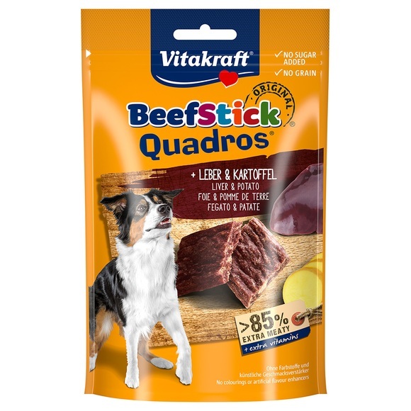 Vitakraft Beef-Stick Quadros Leber & Kartoffel