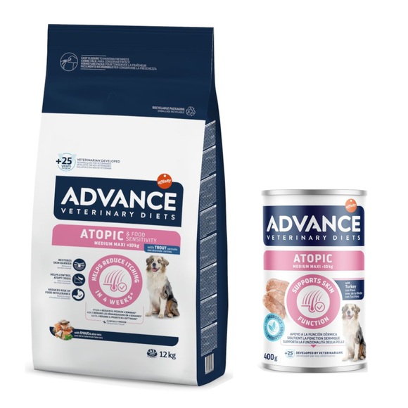 Advance Atopic Care Hundefutter (Hunde , Hundefutter , Trockenfutter , Tiernahrung) 3 Kg