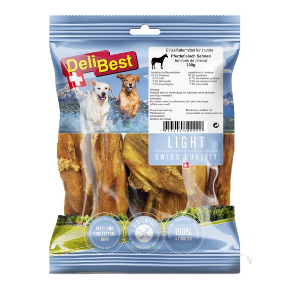 DeliBest Light Pferdesehnen - 200 g