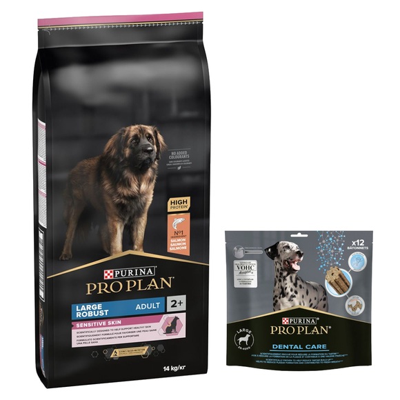 PRO PLAN Large Robust Adult Sensitive Skin OPTIDERMA - 14 kg