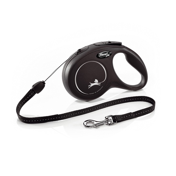 flexi New Classic Seil-Leine S schwarz, 8 m - flexi New Classic Seil-Leine S schwarz, 8 m
