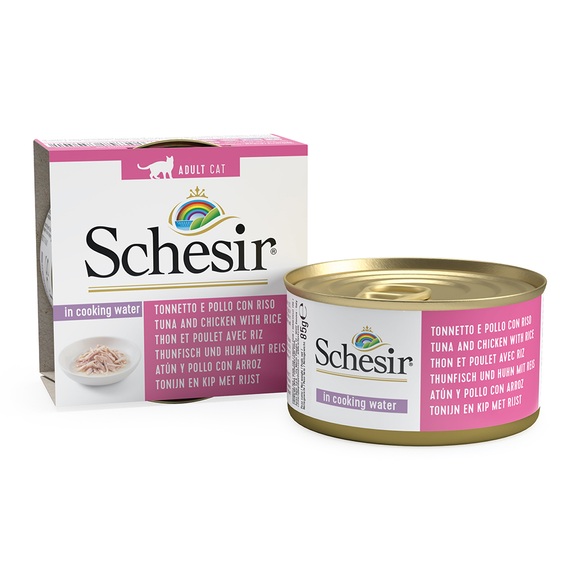 Sparpaket Schesir Natural 12 x 85 g - Gemischtes Paket ´´Huhn´´