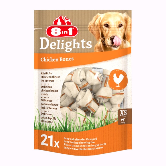 8in1 Delights Kauknochen - XS, 252 g