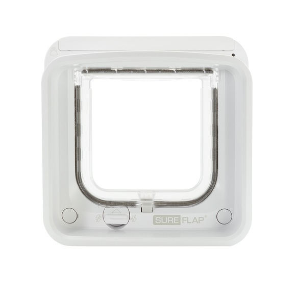 Sureflap Mikrochip Katzenklappe Connect - Set aus Mikrochip Katzenklappe und Hub