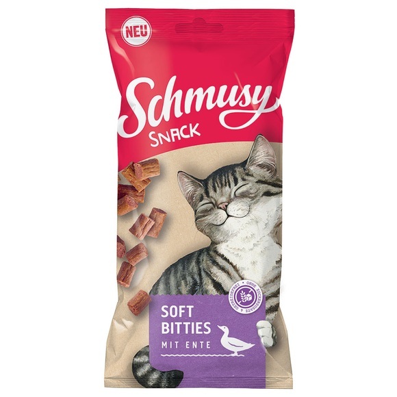 Schmusy Snack Soft Bitties - Ente (60 g)