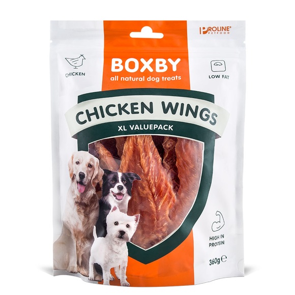 Boxby Hundesnacks Hühnerflügel - 2 x 360 g