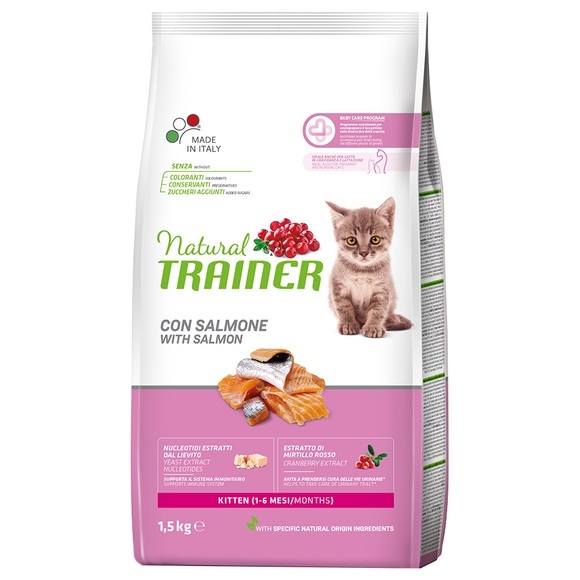 Trainer FELINE Natural Kitten Salmon 1.5kg