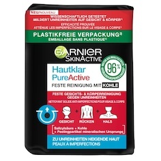 Garnier - Gesichtsreinigungs-Seife - PureActive Feste Reinigung mit Kohle (FW004PACS)