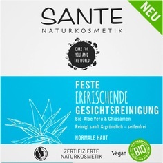 Feste Erfrischende Gesichtsreinigung Bio-Aloe Vera & Chiasamen gesichtsreinigung 60.0 g