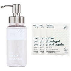 Future Stories Future Stories Vorteilskit 3er Set Duschgel Pulver Wald & Wellness inkl. Pumpspender duschgel