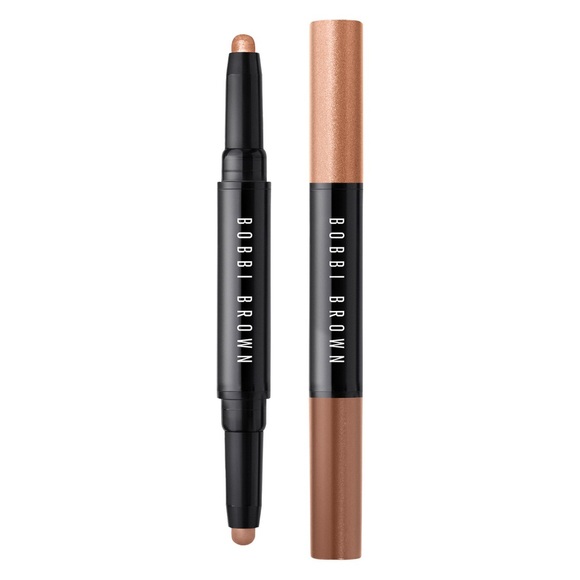 BB Eye Shadow - Long-Wear Cream Shadow Stick Duos Golden Pink/ Taupe