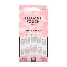 Elegant Touch Artificial Nails Elegant Touch Artificial Nails French Nails - 126 S Pink 1.0 pieces
