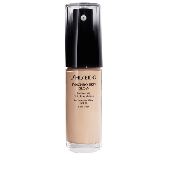 Shiseido Nr. 02 - Rose Synchro Skin Glow Luminizing Fluid Foundation LSF 20 30ml