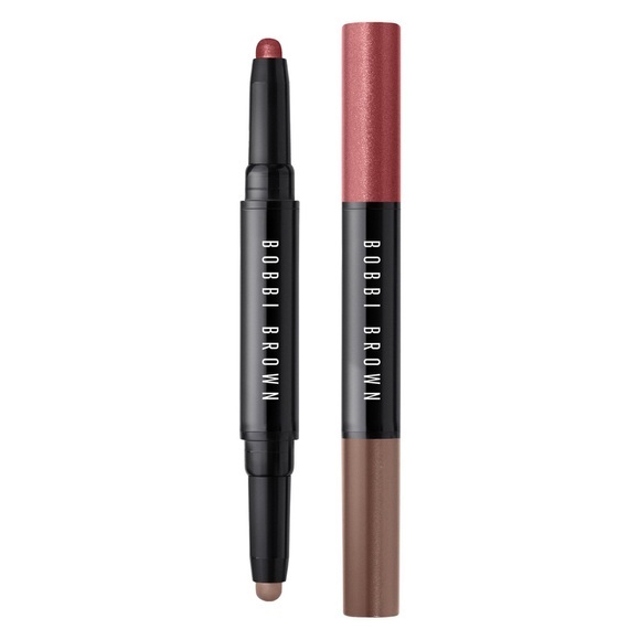 BB Eye Shadow - Long-Wear Cream Shadow Stick Duos Bronze Pink/ Expresso