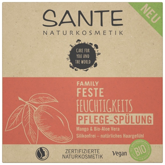 Sante Haarpflege Sante Haarpflege Family Feste Feuchtigkeits Pflege-Spülung Mango & Bio-Aloe Vera haarspuelung 60.0 g