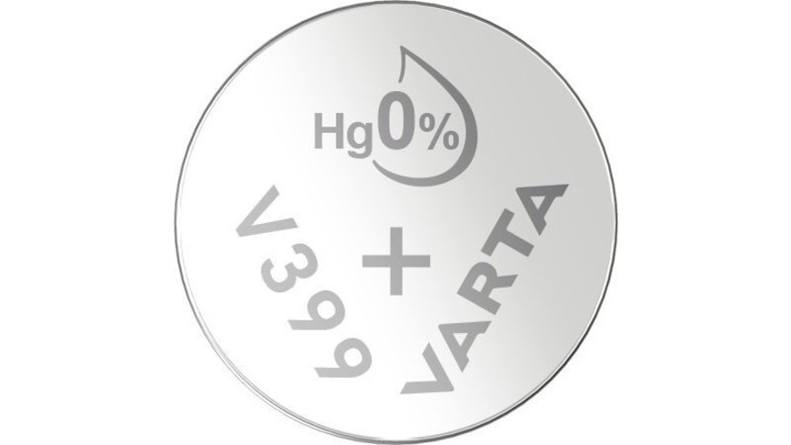 Silberoxid Knopfzelle V399 / SR57, 1,55 Volt - 1 Stück