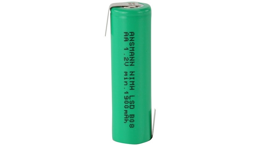 Ansmann maxE NiMH-Akku Mignon mit Z-Lötfahne, 2100 mAh