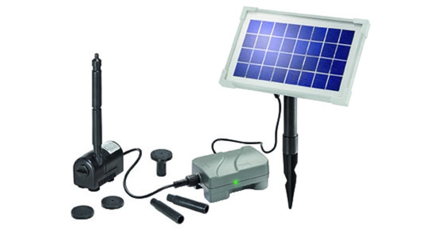 Solar Pumpenset Rimini Plus mit Akku + Solarmodul für Ihren Teich
