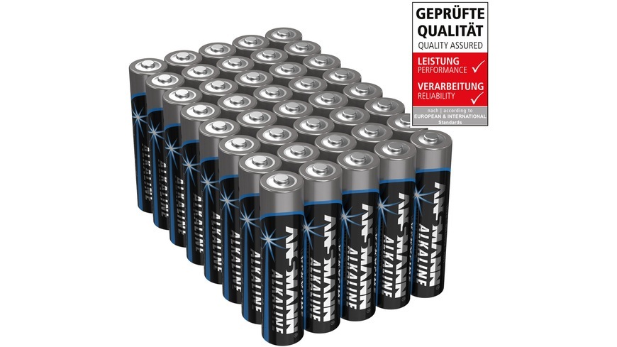 Alkaline Micro (AAA) Batterien - 40 Stück