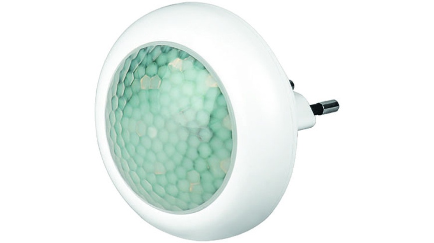 Goobay 0,7-W-LED-Nachtlicht rund, mit 120°-Bewegungsmelder