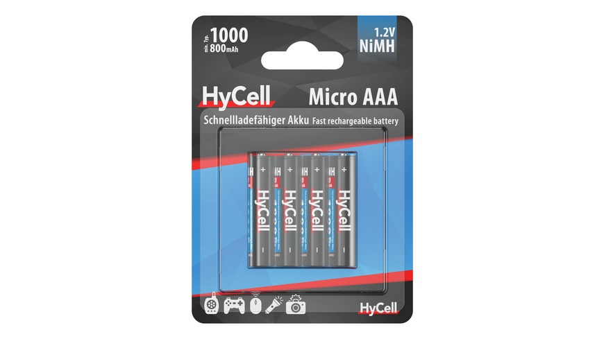 Power Solution Micro (AAA) NiMH Akku Typ 1000 (mind. 800 mAh) - 4 St