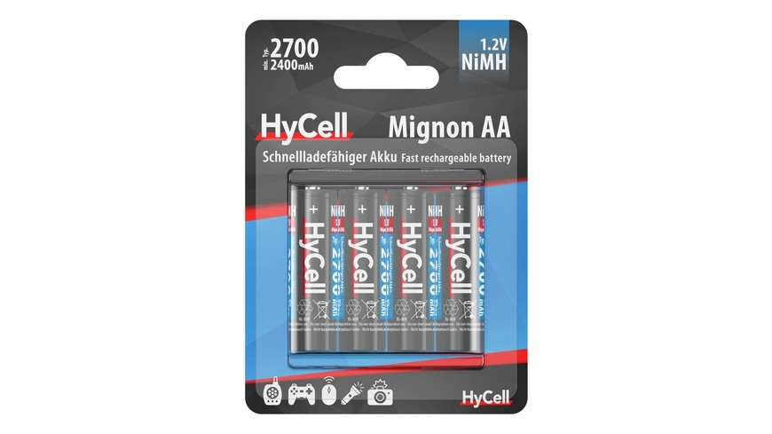 Power Solution Mignon (AA) NiMH Akku Typ 2700 (mind. 2400 mAh) - 4 S