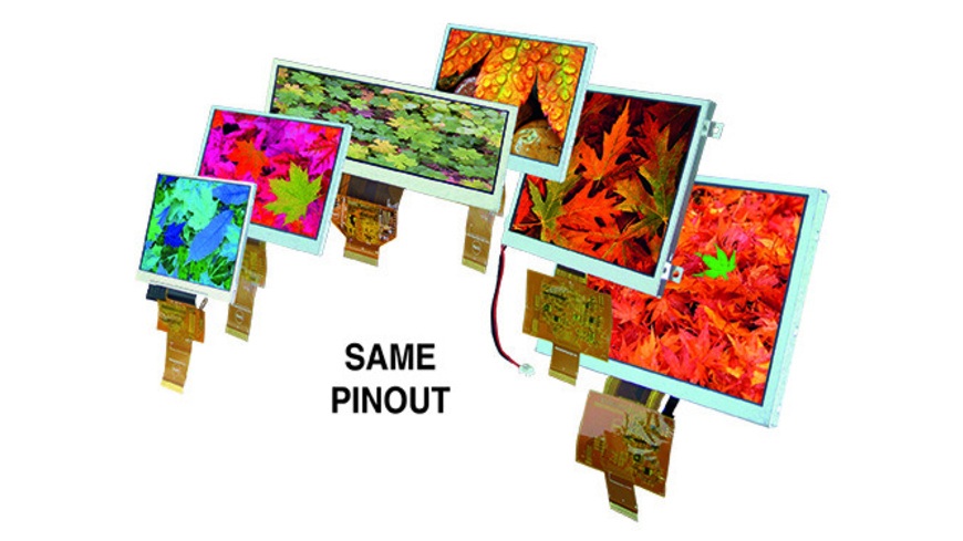 Electronic Assembly LC-Display 5 TFT Panel , 800x480 Pixel