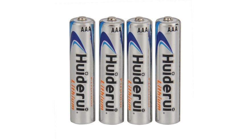 Huiderui Lithium Batterie Micro AAA, 4er Pack