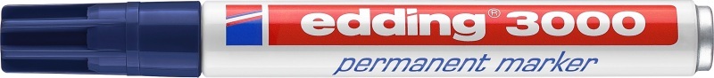 EDDING Permanent Marker 3000 1,5-3mm 3000-17 stahlblau