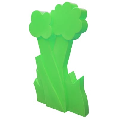 beleuchteter Paravant Myflower plastikmaterial grün - Slide grün en plastikmaterial