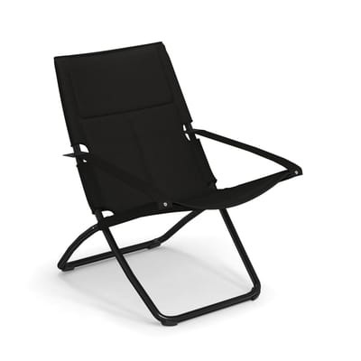 Snooze Cosy Liege / Maschengewebe Zusammenklappbar - 2 Positionen - Emu schwarz en textil